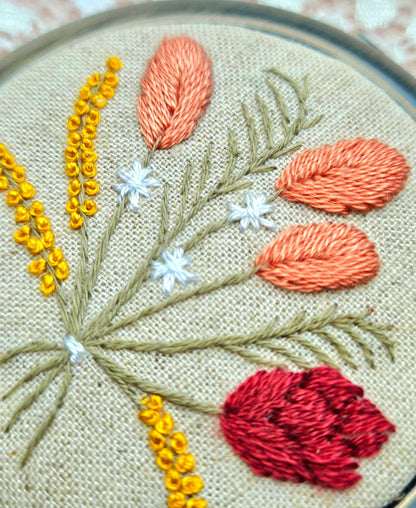 Handmade Vintage Embroidered Compact Mirror - Edition 3