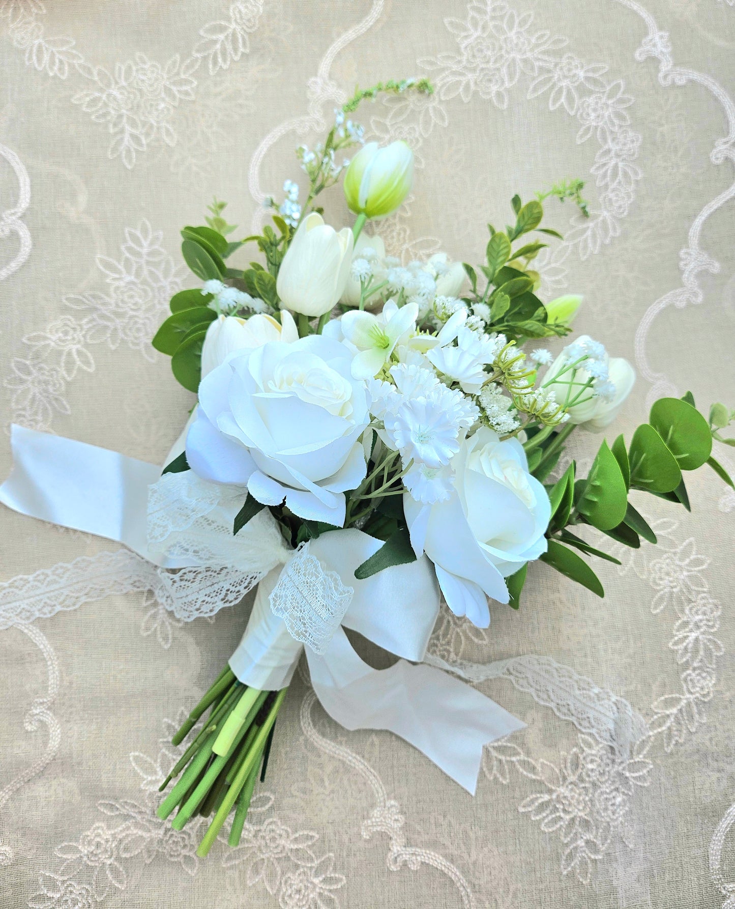 Crafted Bridal Bouquet With Boutonniere - Edition 1