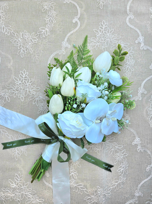 Crafted Bridal Bouquet With Boutonniere - Edition 3