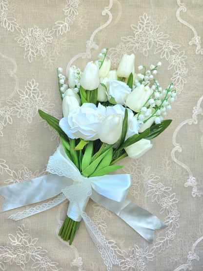 Crafted Bridal Bouquet With Boutonniere - Edition 4