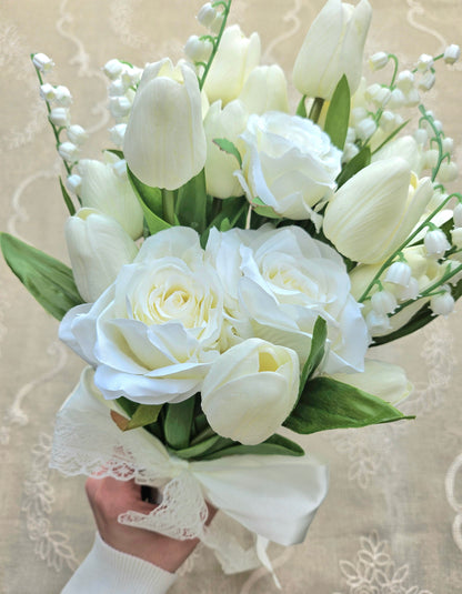 Crafted Bridal Bouquet With Boutonniere - Edition 4