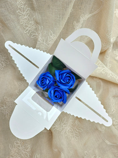 Crafted Flower Gift Box - BLUE