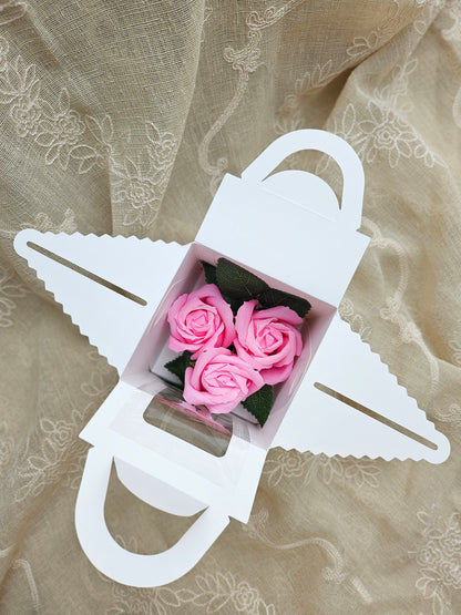 Crafted Flower Gift Box - PINK