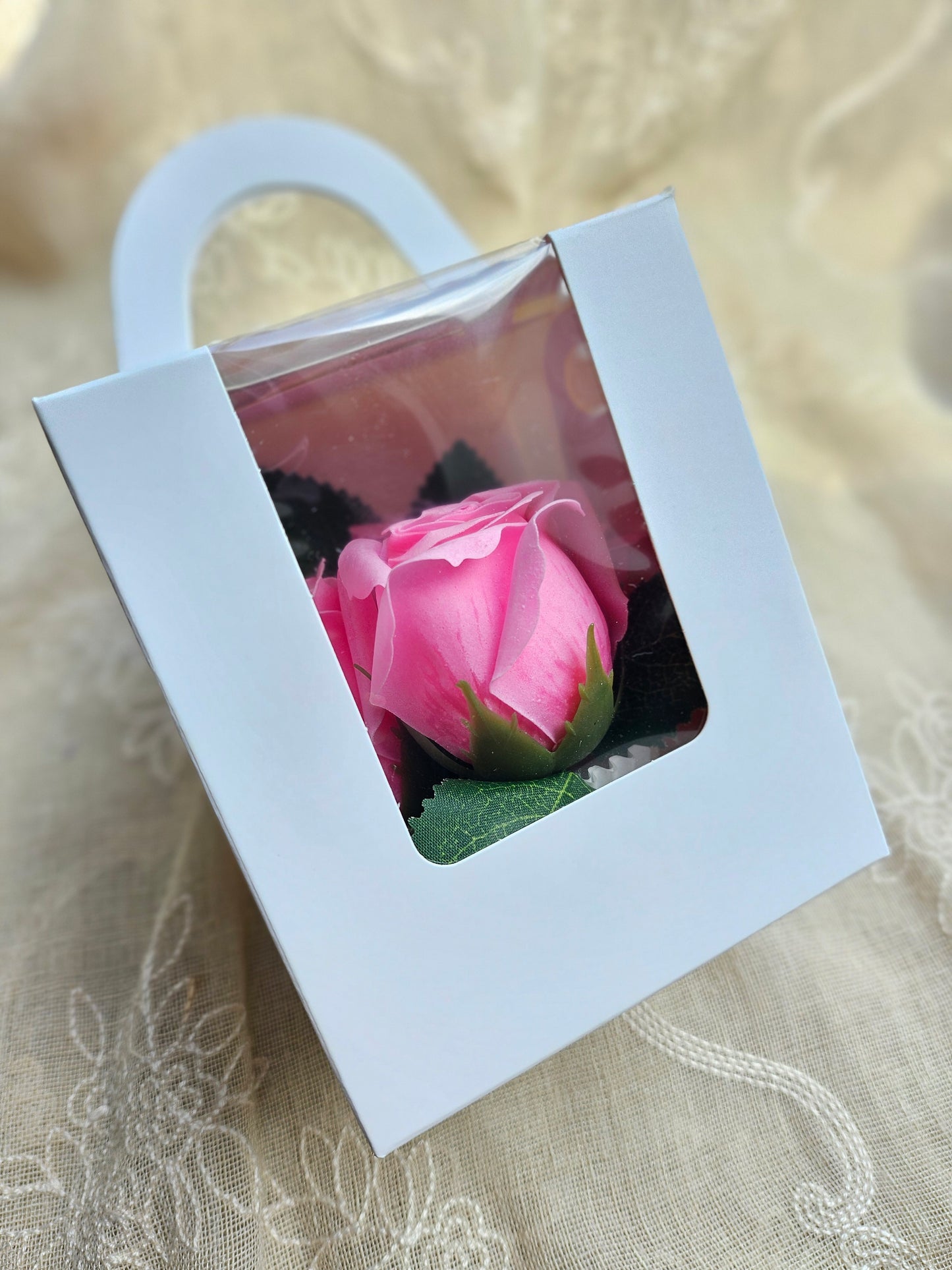 Crafted Flower Gift Box - PINK