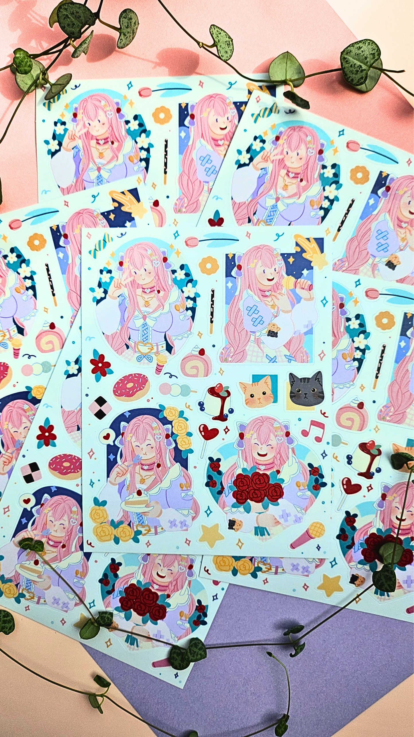 Sagiki Stickers Sheet