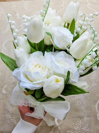 Crafted Bridal Bouquet With Boutonniere - Edition 4